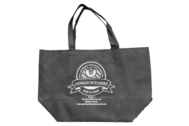 German Butchery Carry Bag Black Product Image
